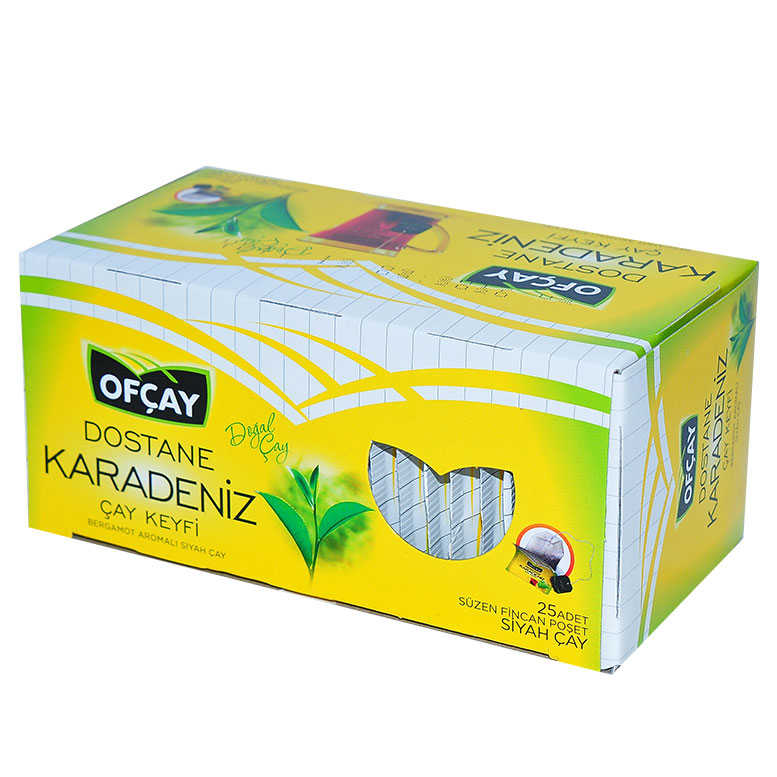 Bergamot Aromalı Siyah Çay 25 Süzen Poşet Bergamot Aromalı Siyah Çay 25 Süzen Poşet