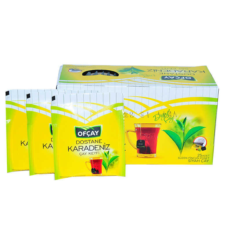 Bergamot Aromalı Siyah Çay 25 Süzen Poşet Bergamot Aromalı Siyah Çay 25 Süzen Poşet
