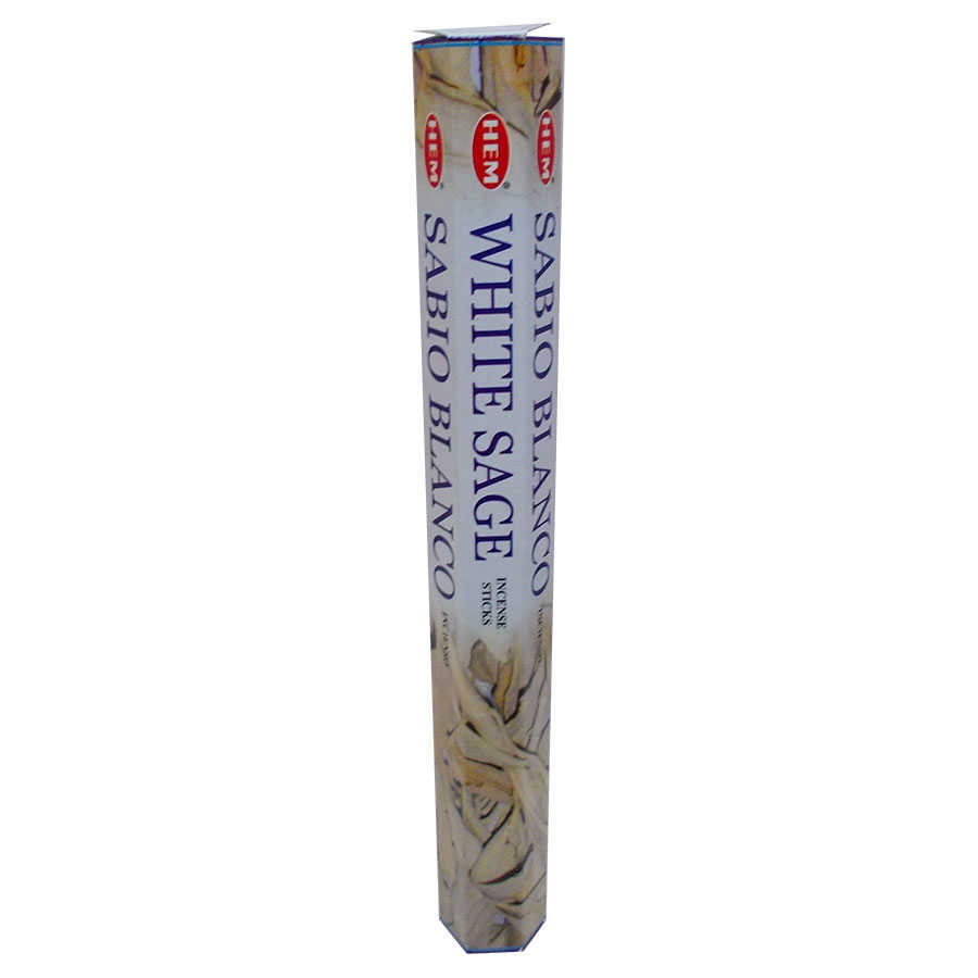 Beyaz Adaçayı Kokulu 20 Çubuk Tütsü - White Salvia Beyaz Adaçayı Kokulu 20 Çubuk Tütsü - White Salvia