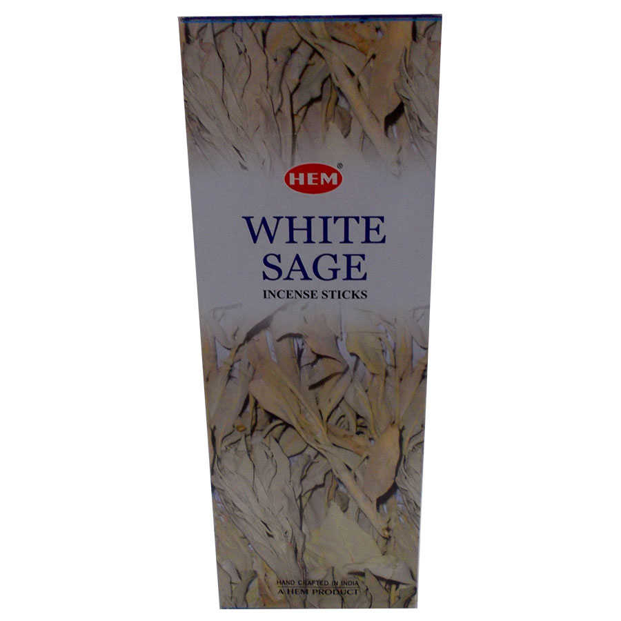 Beyaz Adaçayı Kokulu 20 Çubuk Tütsü - White Salvia Beyaz Adaçayı Kokulu 20 Çubuk Tütsü - White Salvia