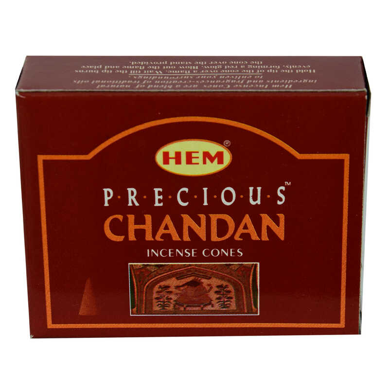 Chandan Değerli Mistik Kokulu 10 Konik Tütsü - Precious Chandan Chandan Değerli Mistik Kokulu 10 Konik Tütsü - Precious Chandan