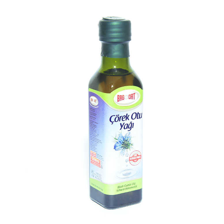 Çörek Otu Yağı Soğuk Pres Cam Şişe 225 Gr