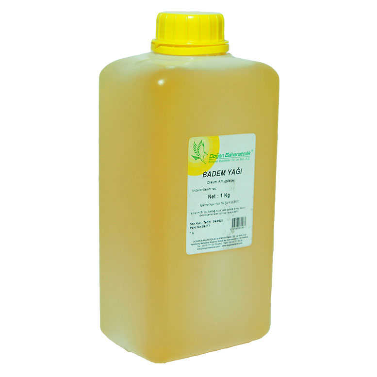 Doğal Badem Yağı Pet Bidon 1000 Gr Doğal Badem Yağı Pet Bidon 1000 Gr