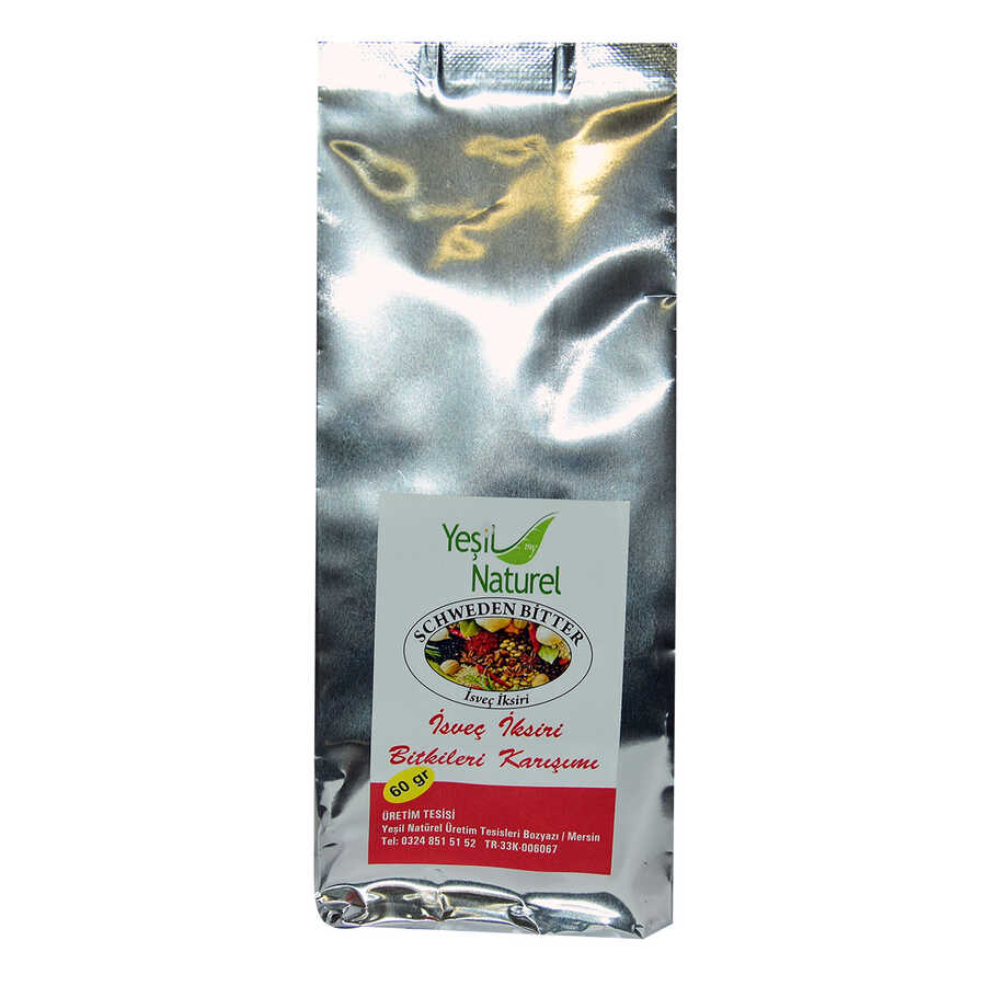 Doğal İsveç İksiri Şurubu Bitkileri Karışımı 60 Gr Doğal İsveç İksiri Şurubu Bitkileri Karışımı 60 Gr