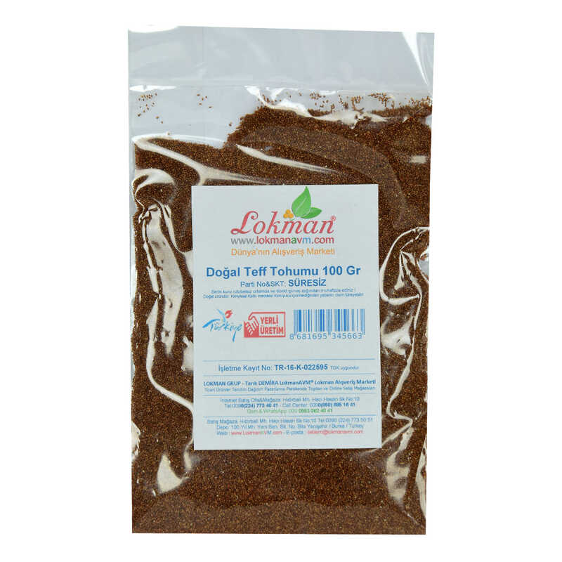 Doğal Teff Tohumu 100 Gr Paket