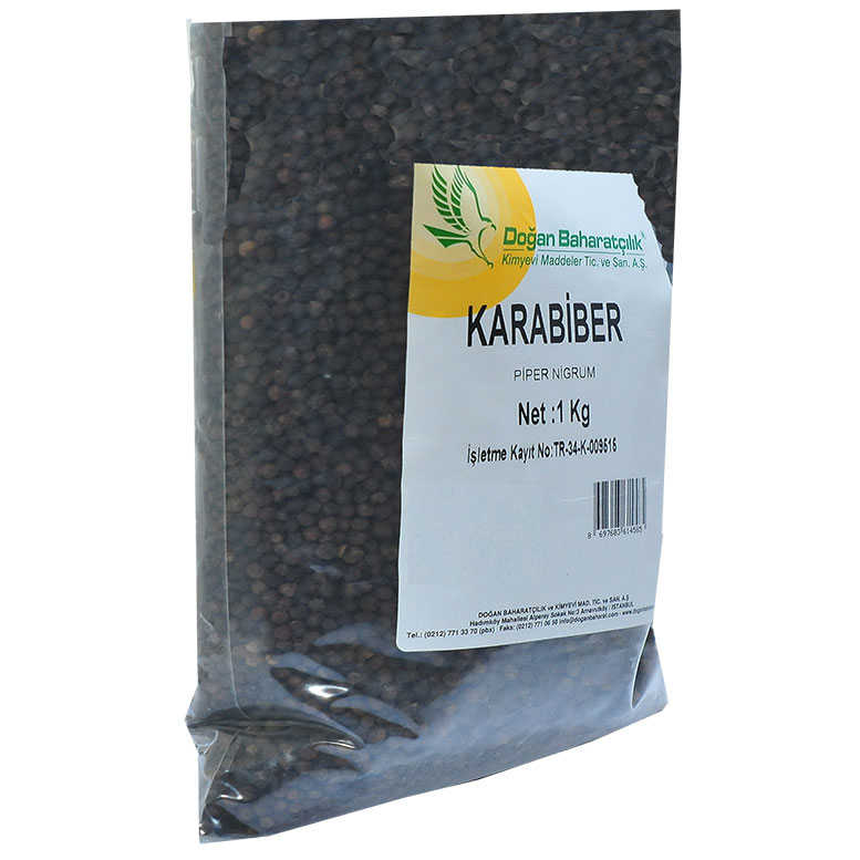 Karabiber Doğal Tane 1000 Gr Paket Karabiber Doğal Tane 1000 Gr Paket