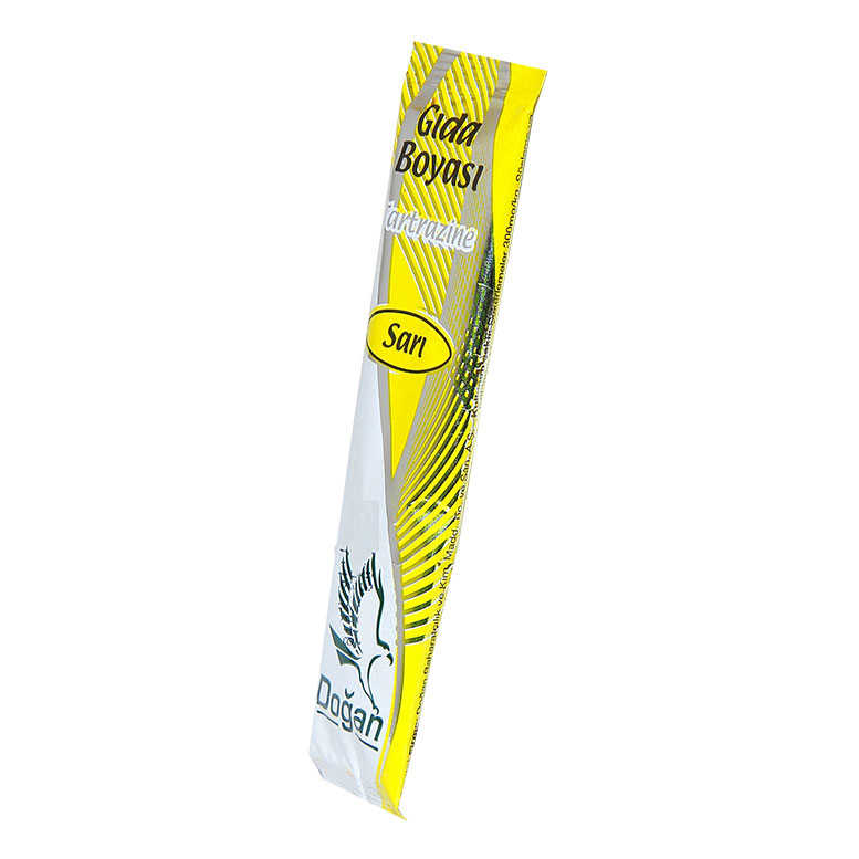 CLZ214 Pasta Şerbet Slime Gıda Boyası Sarı Toz 9 Gr Paket