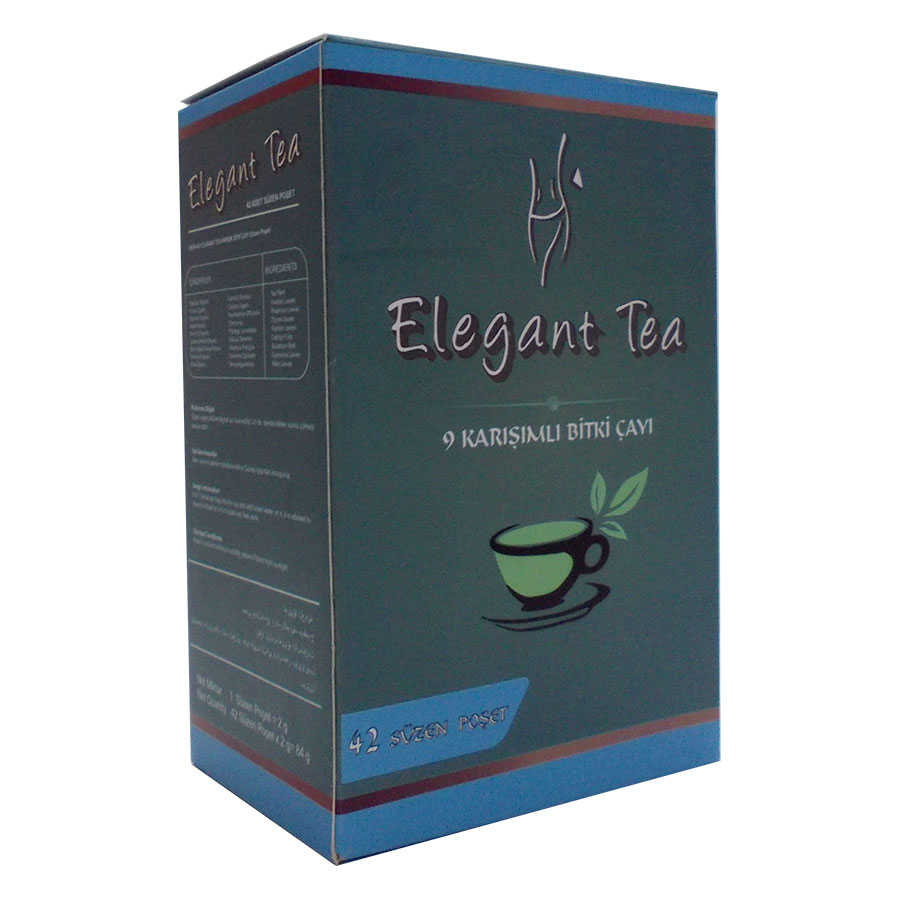 CLZ214 Elegant Tea 9lu Form Bitkisel Çay 42 Süzen Poşet