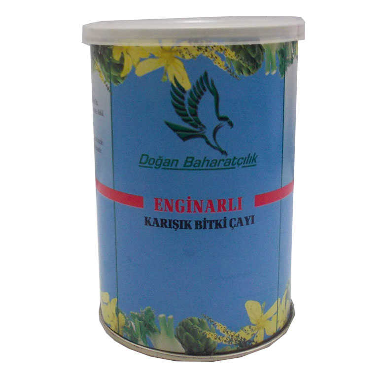 CLZ214 Enginarlı Karışık Bitkisel Çay 100 Gr Teneke Kutu