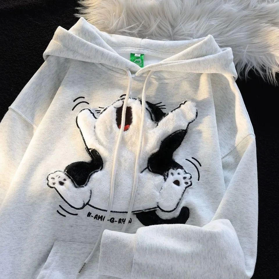 3 iplik şardonlu oversize peluş baskılı sweat beyaz 3 iplik şardonlu oversize peluş baskılı sweat beyaz