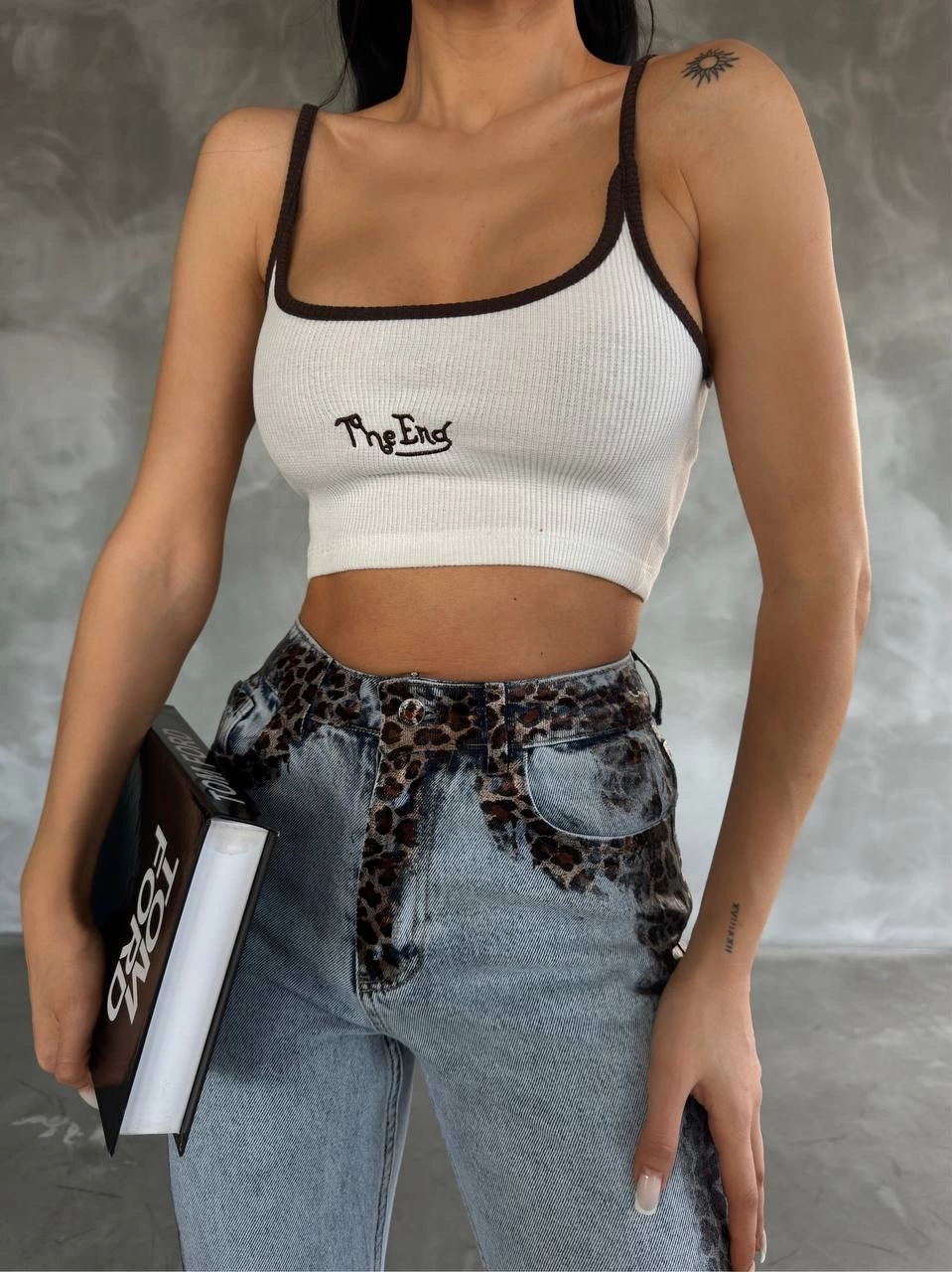 Kaş korse crop bluz Kaş korse crop bluz