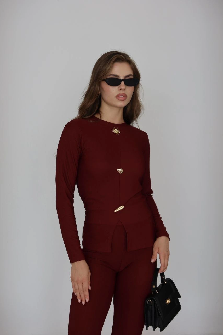 Ottoman alt üst takım bordo pt510442 Ottoman alt üst takım bordo pt510442