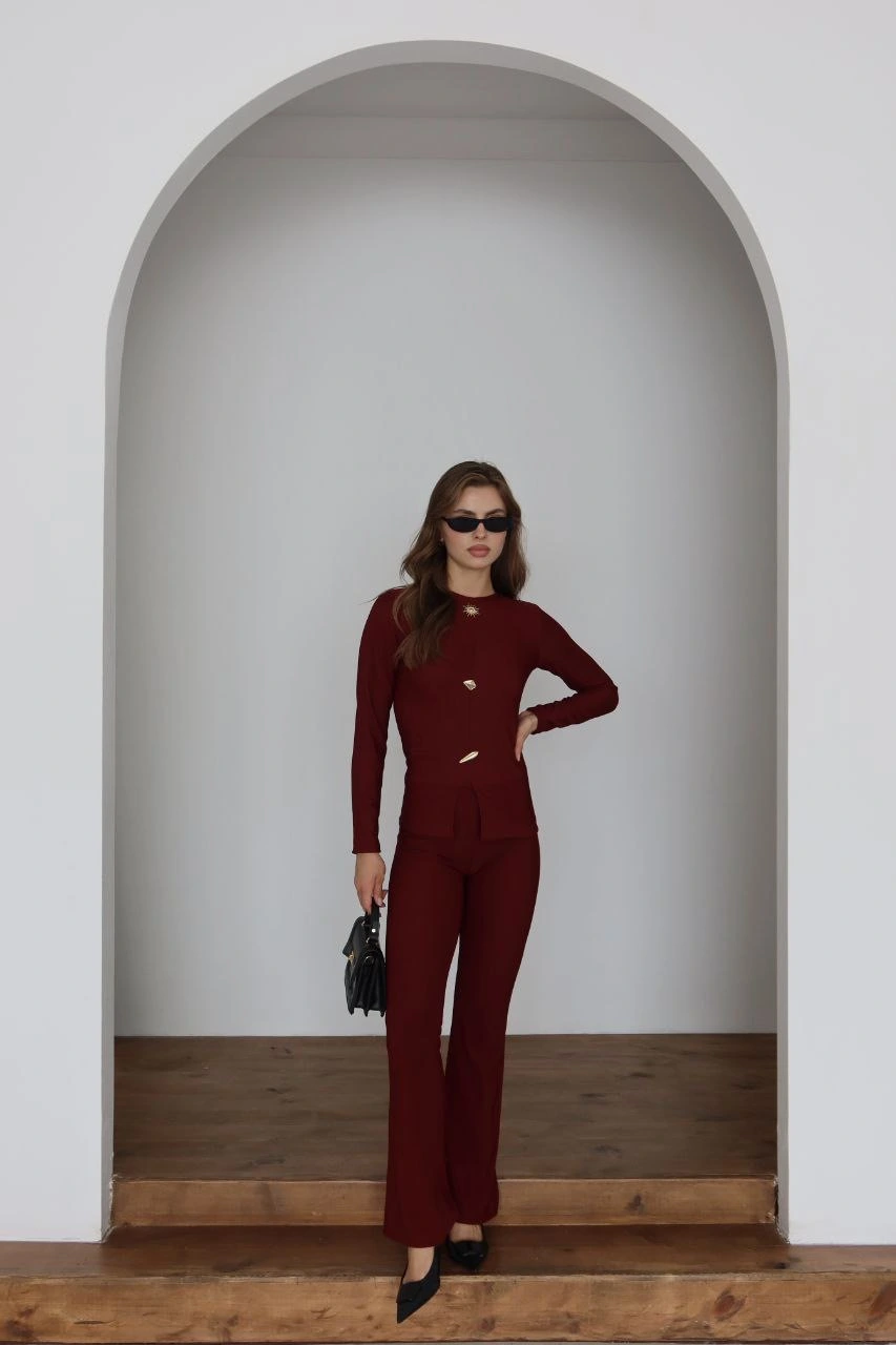 Ottoman alt üst takım bordo pt510442 Ottoman alt üst takım bordo pt510442