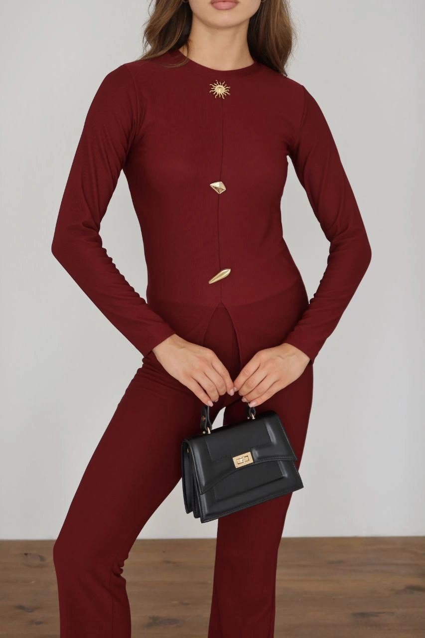 Ottoman alt üst takım bordo pt510442 Ottoman alt üst takım bordo pt510442