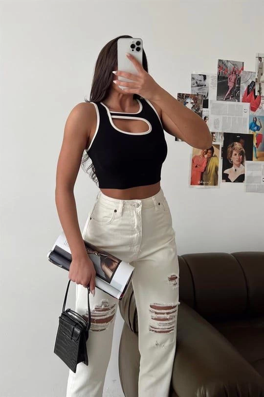 Pencereli kaşkorse crop Pencereli kaşkorse crop
