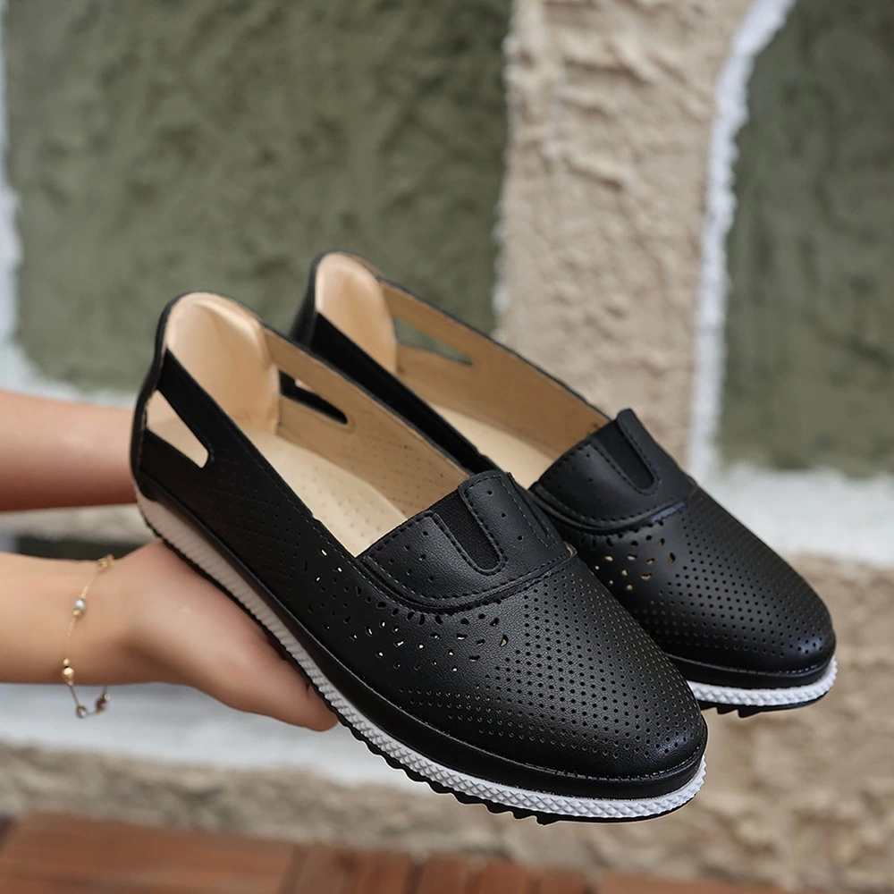 Stemi Siyah Cilt Babet Ayakkabı Stemi Siyah Cilt Babet Ayakkabı