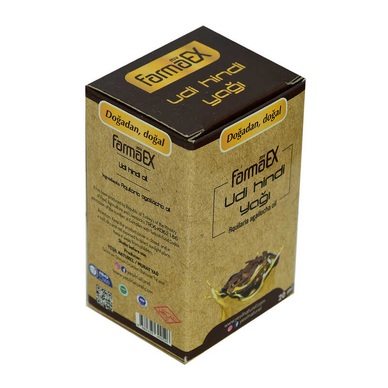 Farmaex Doğal Udi Hindi Yağı 20 ML