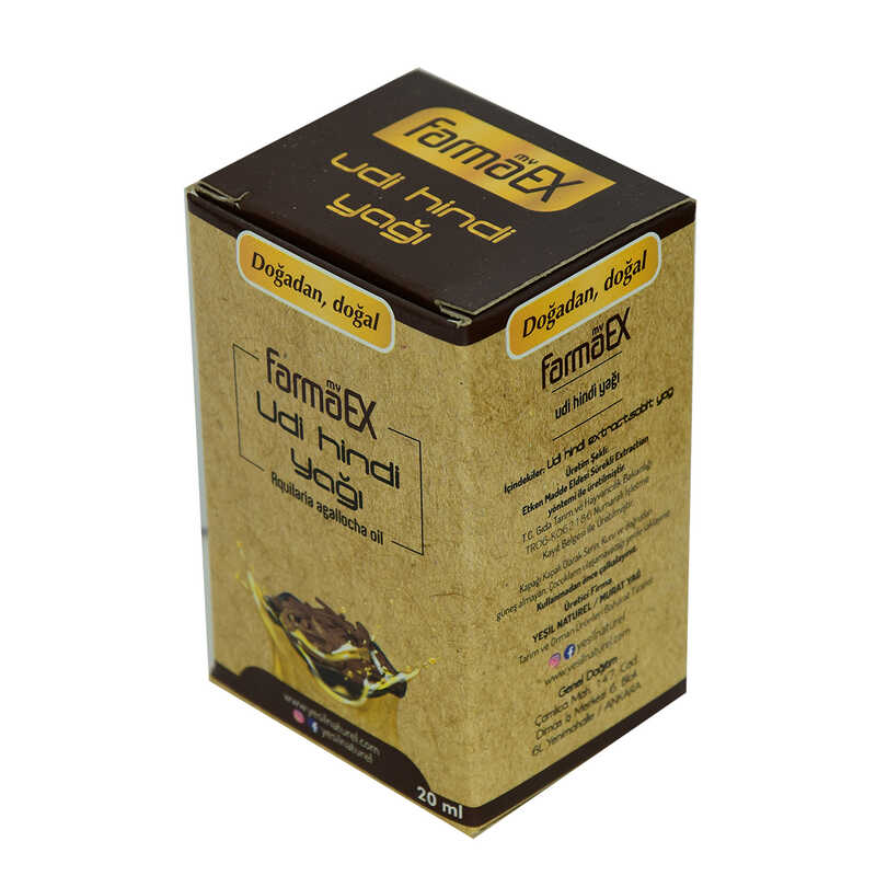 Farmaex Doğal Udi Hindi Yağı 20 ML