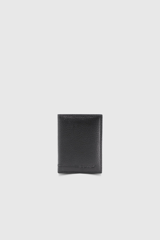 CLZ359  Gerçek Deri Şeffaf Siyah Kredi Kartlık