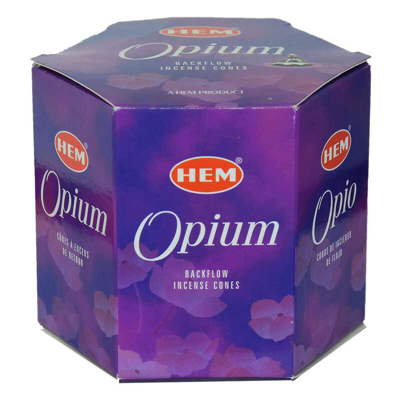 CLZ214 Geri Akış Şelale Haşhaş Kokulu 40 Konik Tütsü - Opium Backflow Incense Cones