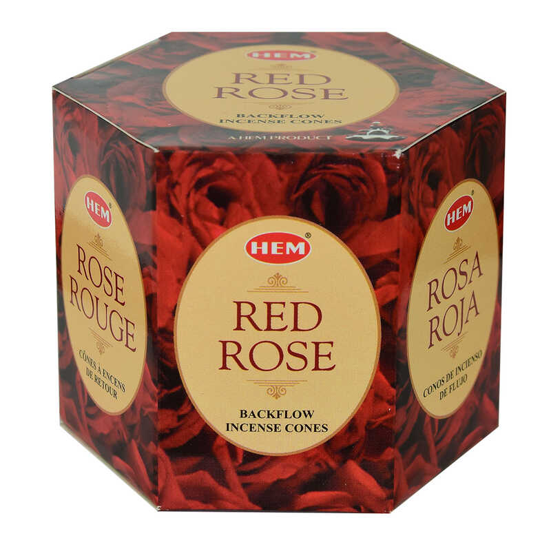 Geri Akış Şelale Kırmızı Gül Kokulu 40 Konik Tütsü - Red Rose Backflow Incense Cones Geri Akış Şelale Kırmızı Gül Kokulu 40 Konik Tütsü - Red Rose Backflow Incense Cones