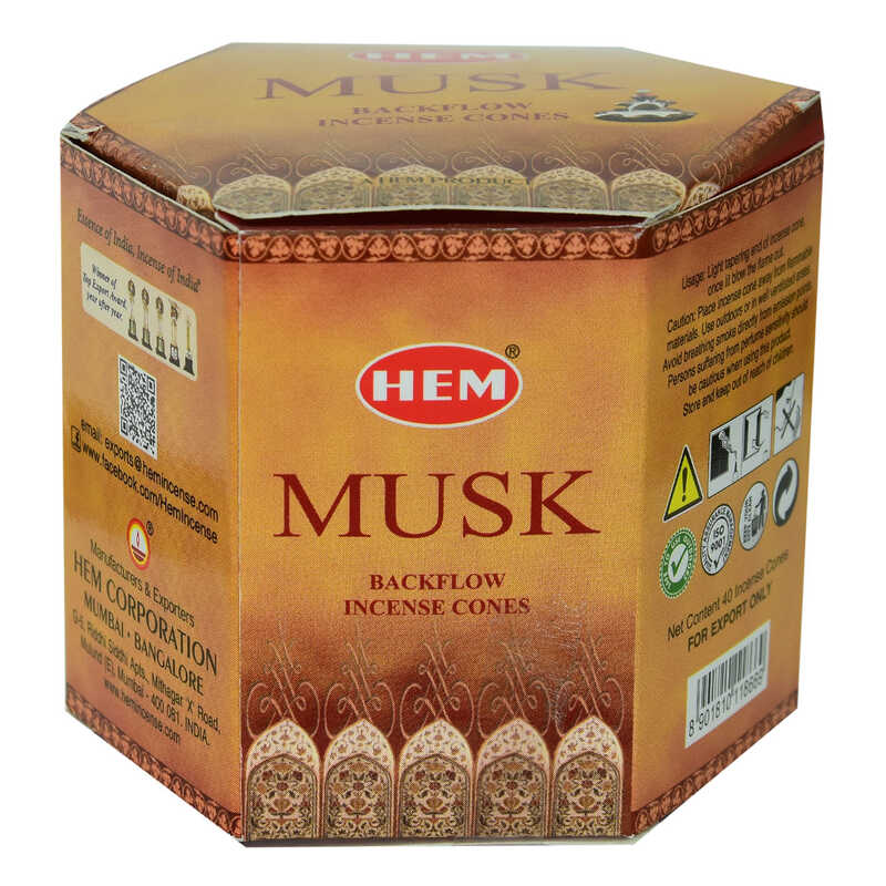 Geri Akış Şelale Misk Kokulu 40 Konik Tütsü - Musk Backflow Incense Cones Geri Akış Şelale Misk Kokulu 40 Konik Tütsü - Musk Backflow Incense Cones