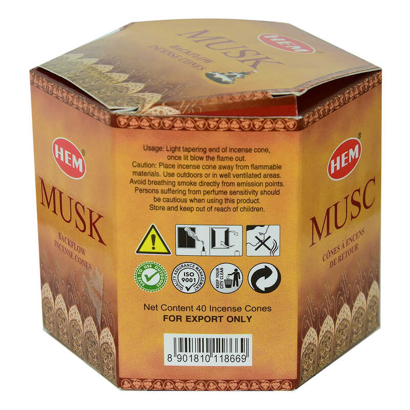 Geri Akış Şelale Misk Kokulu 40 Konik Tütsü - Musk Backflow Incense Cones Geri Akış Şelale Misk Kokulu 40 Konik Tütsü - Musk Backflow Incense Cones