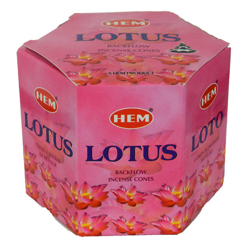 CLZ214 Geri Akış Şelale Nilüfer Kokulu 40 Konik Tütsü - Lotus Backflow Incense Cones