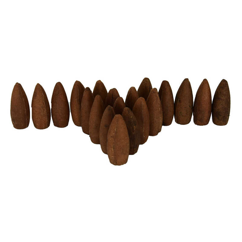 Geri Akış Şelale Sandal Ağacı Kokulu 40 Konik Tütsü - Sandalwood Backflow Incense Cones Geri Akış Şelale Sandal Ağacı Kokulu 40 Konik Tütsü - Sandalwood Backflow Incense Cones