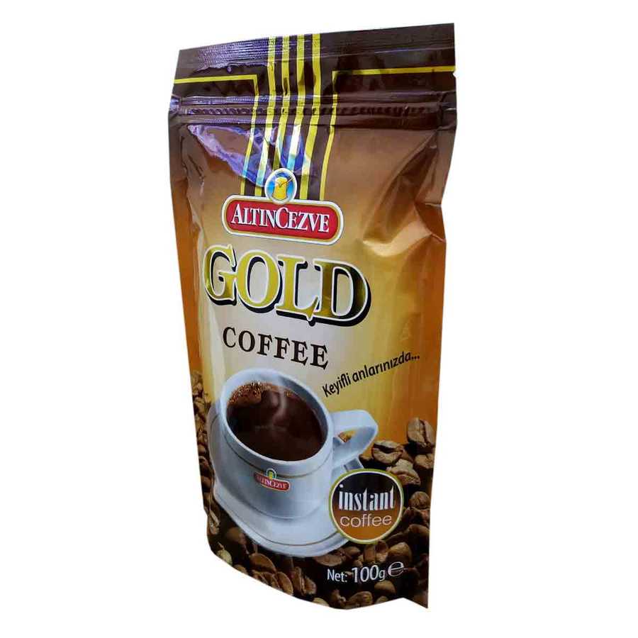 Gold Kahve Lüks Kilitli Paket 100 Gr - Gold Instant Coffee Gold Kahve Lüks Kilitli Paket 100 Gr - Gold Instant Coffee
