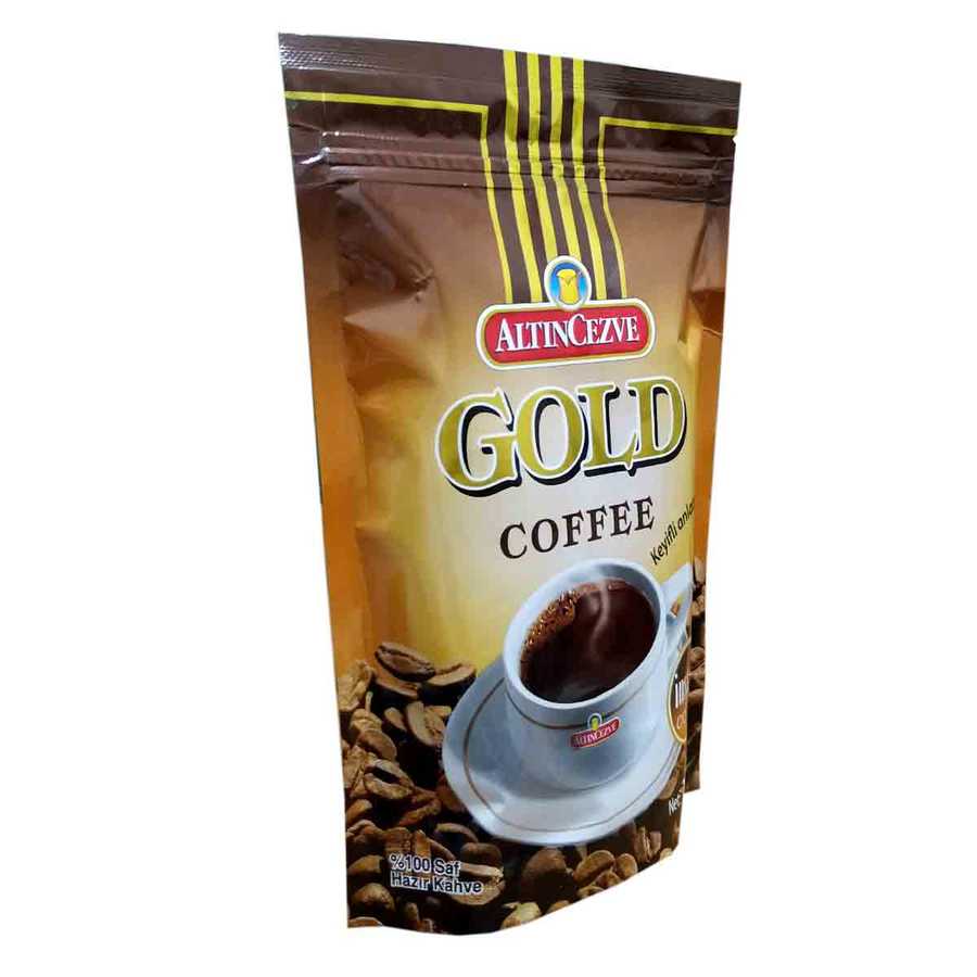 Gold Kahve Lüks Kilitli Paket 100 Gr - Gold Instant Coffee Gold Kahve Lüks Kilitli Paket 100 Gr - Gold Instant Coffee