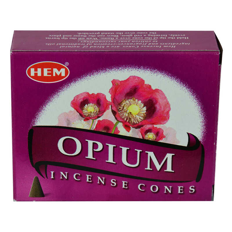 CLZ214 Haşhaş Kokulu 10 Konik Tütsü - Opium