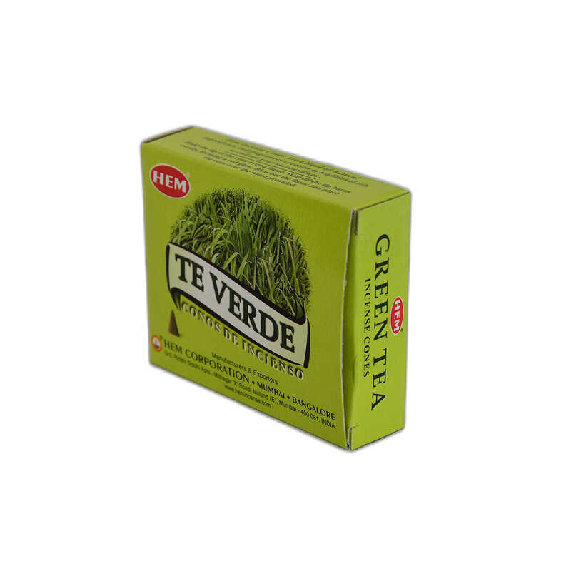 Yeşil Çay Kokulu 10 Konik Tütsü - Green Tea Incense Cones