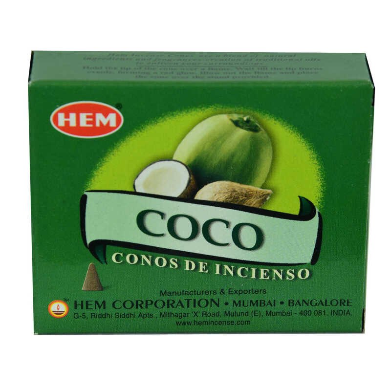 Hindistan Cevizi Kokulu 10 Konik Tütsü - Coconut Hindistan Cevizi Kokulu 10 Konik Tütsü - Coconut