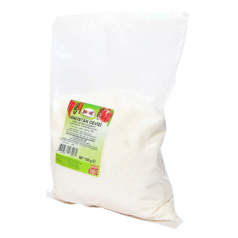 Hindistan Cevizi Öğütülmüş Yağlı 1000 Gr Paket Hindistan Cevizi Öğütülmüş Yağlı 1000 Gr Paket