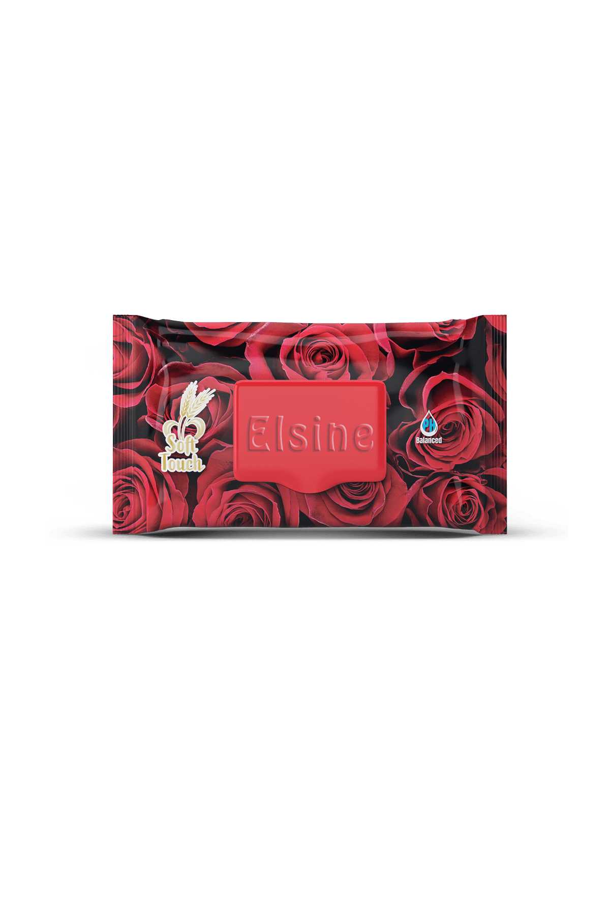 5 Paket Red Rose Islak Havlu Mendil 90 Adet Kapaklı Gül Kokulu