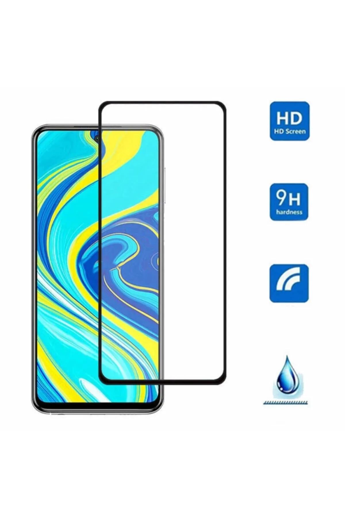 Xiaomi Redmi 9 Uyumlu Premium Ekran Koruyucu 9h Sert Temperli Kırılmaz Cam Koruma Şeffaf