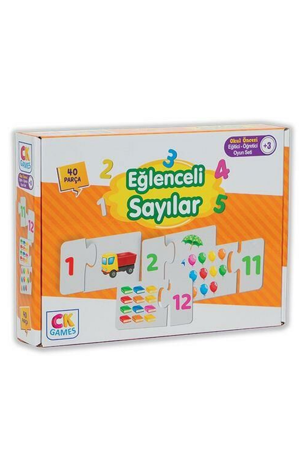 Eğitici Oyun Seti Eğlenceli Sayılar 40 Parça