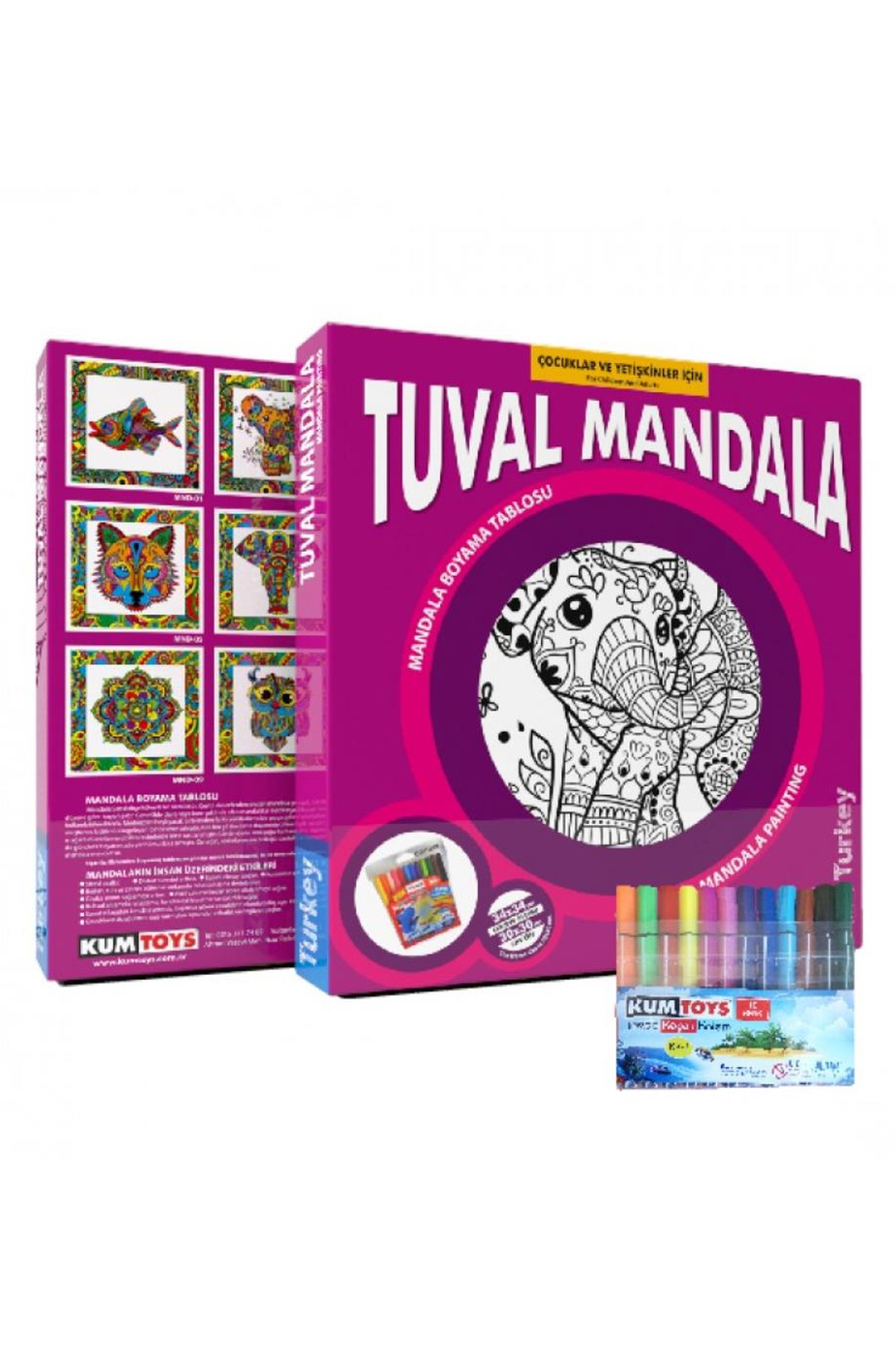 Kumtoys Tuval Mandala 30 x 30 cm