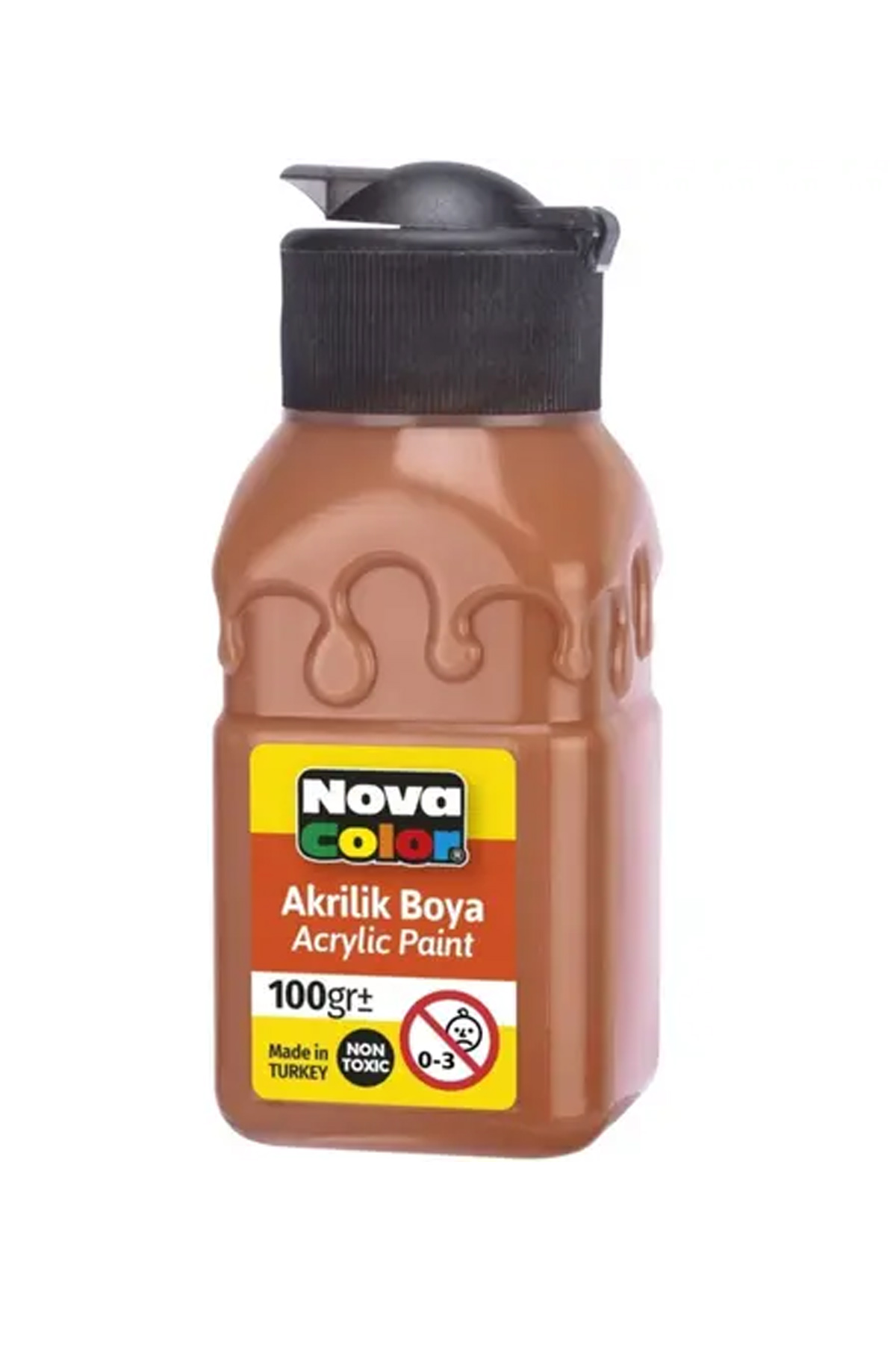 Nova Color NC-2028 Terakota 100 gr Şişe Akrilik Boya