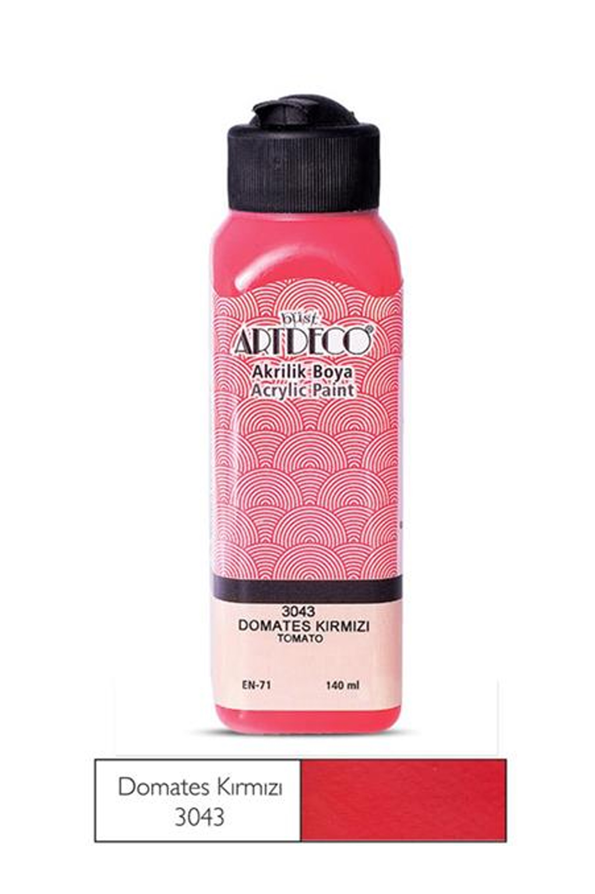 Artdeco Akrilik Boya 500 Ml Domates Kırmızısı 3043