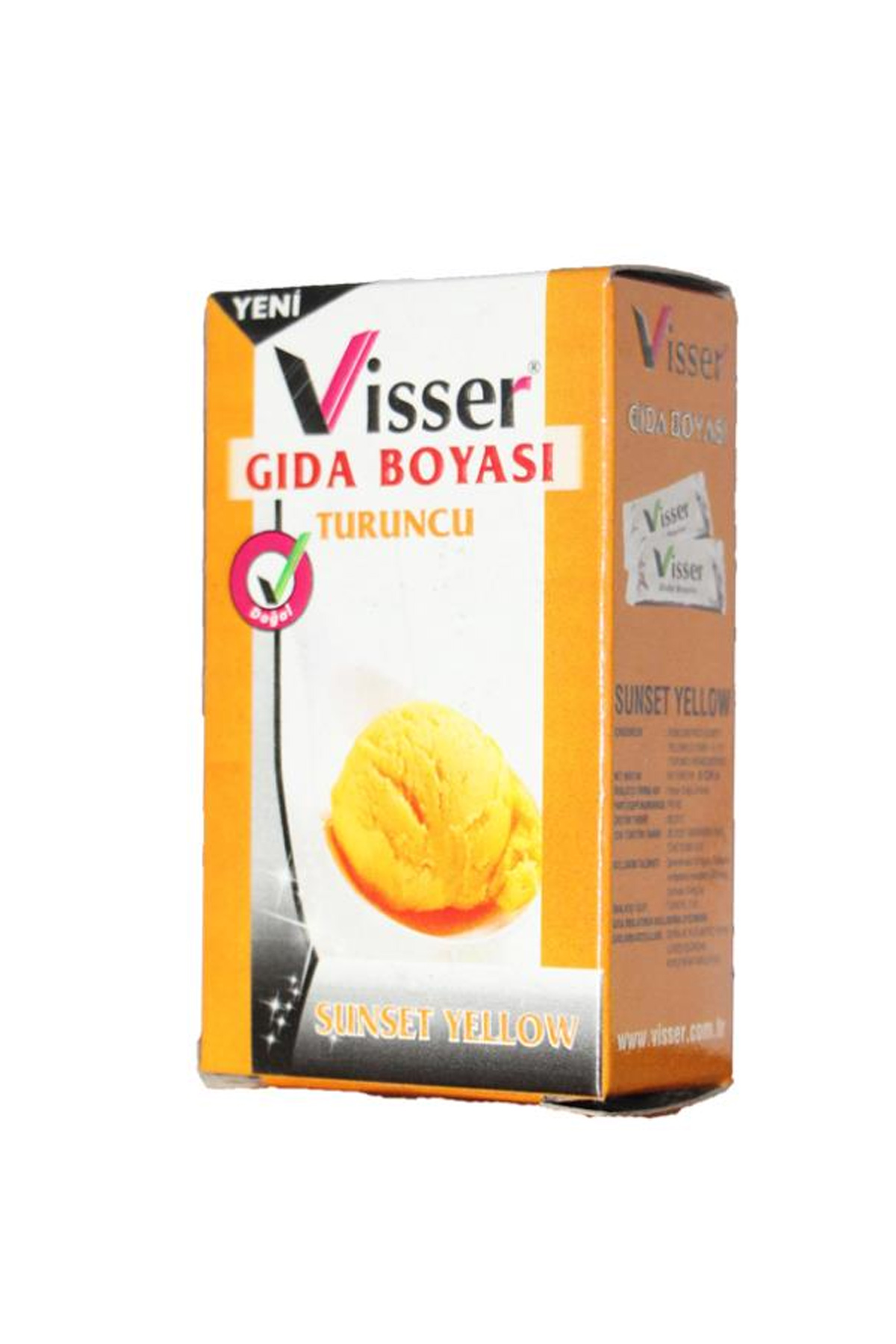 Visser Toz Gıda Boyası Turuncu