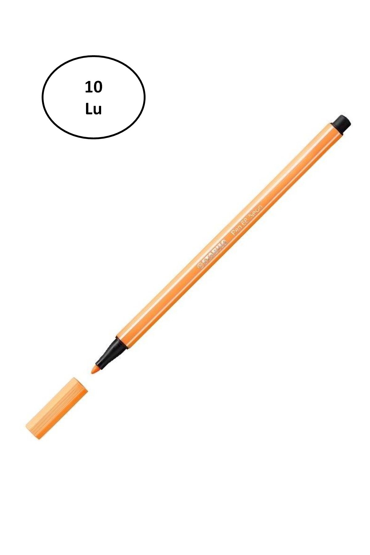 Umut Stabilo Pen 68 Florasan Orange 68/054 10'lu