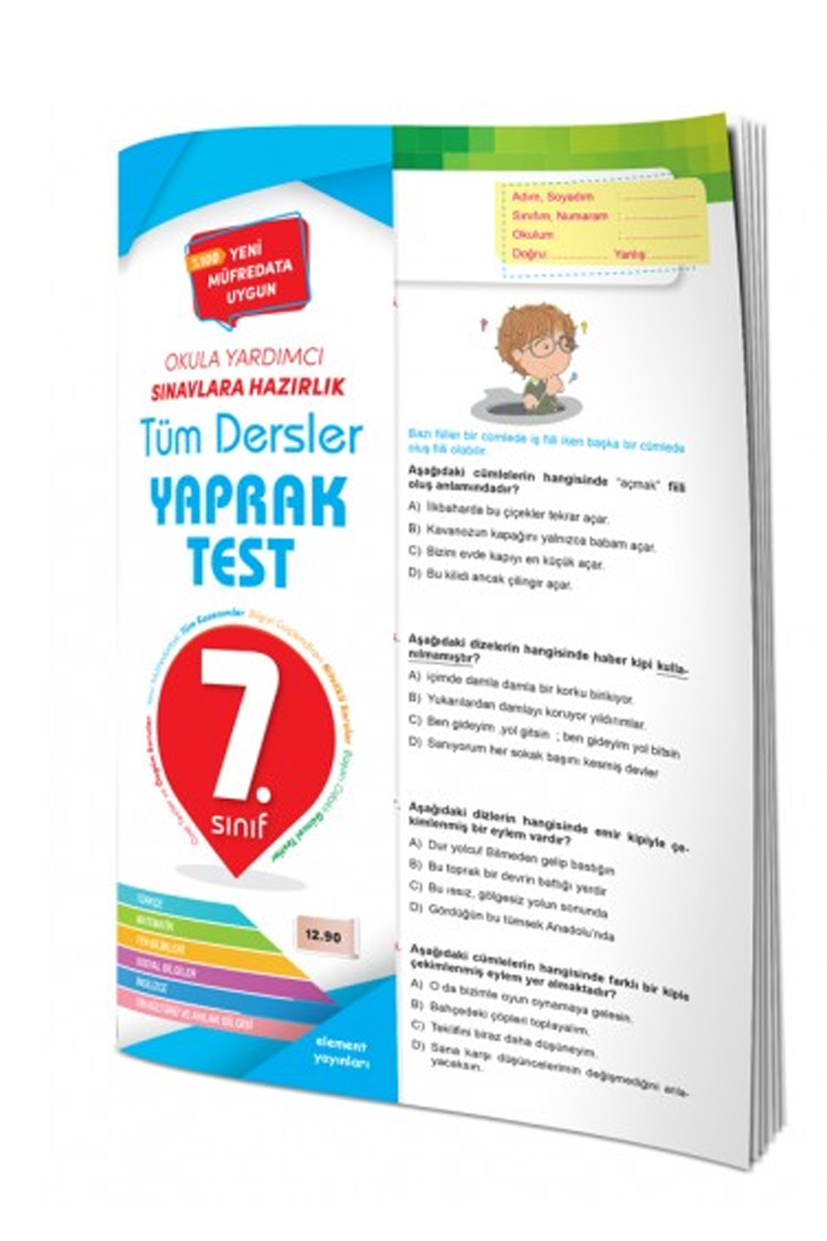 Tüm Dersler Yaprak Test 7