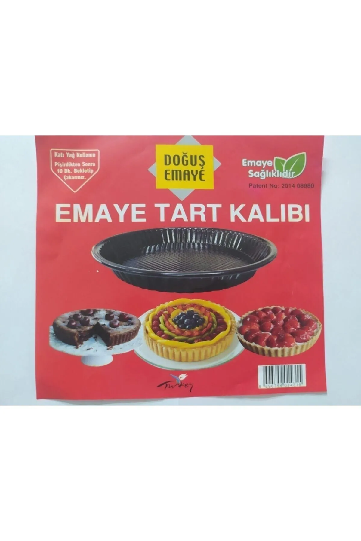 Emaye Tart Turta Kalıbı 82501