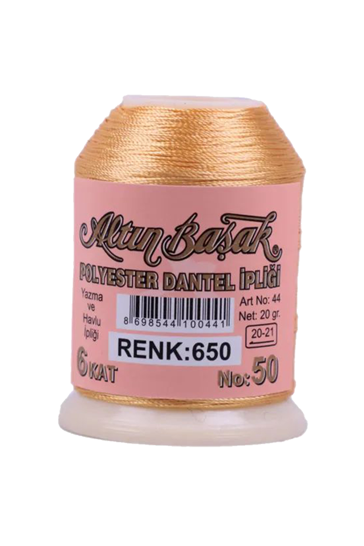 Altınbaşak Oya ve Dantel İpi 20 gr - Turk - No: 650