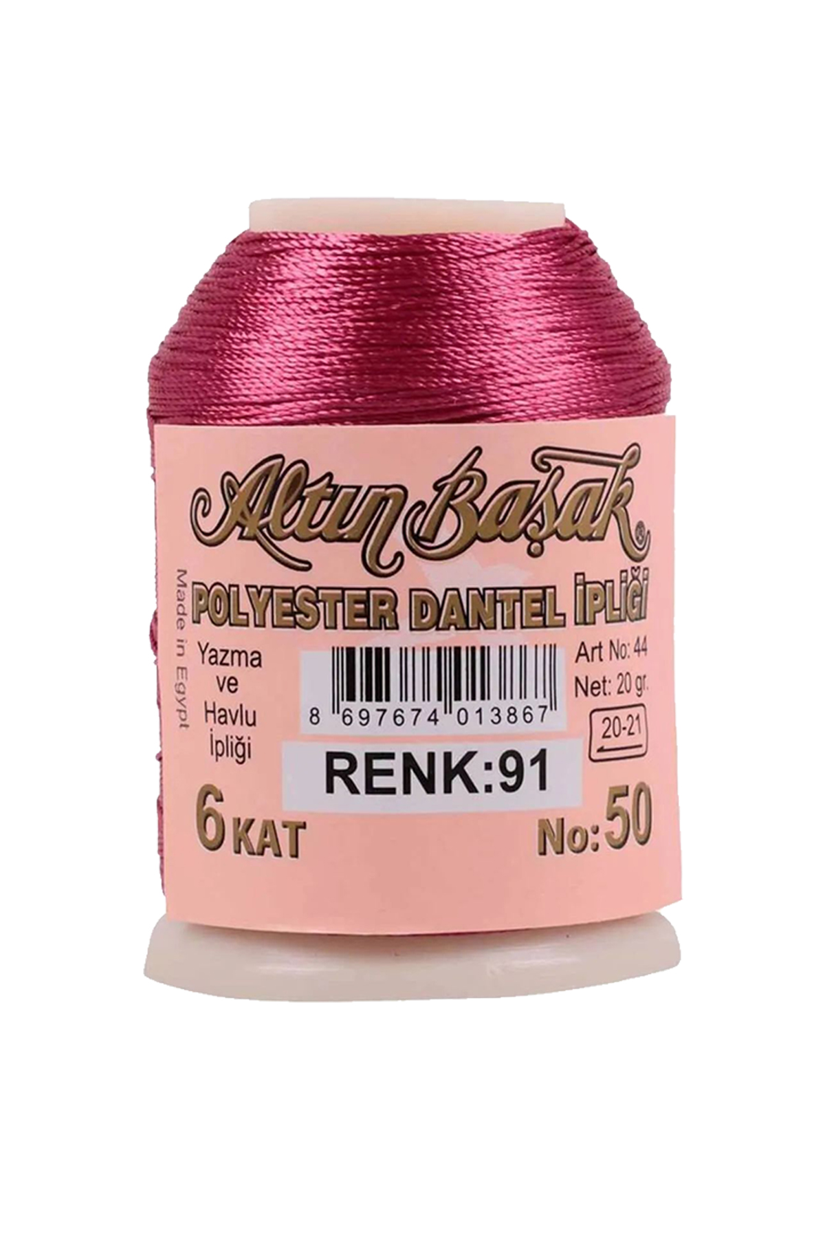 Altınbaşak Oya ve Dantel İpi 20 gr - Turk - No: 091