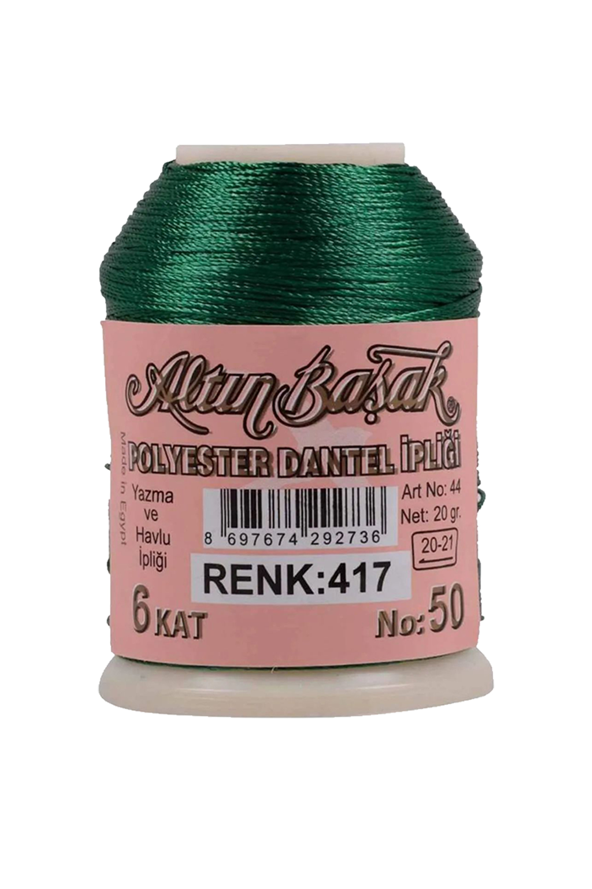 Altınbaşak Oya ve Dantel İpi 20 gr - Turk - No: 417