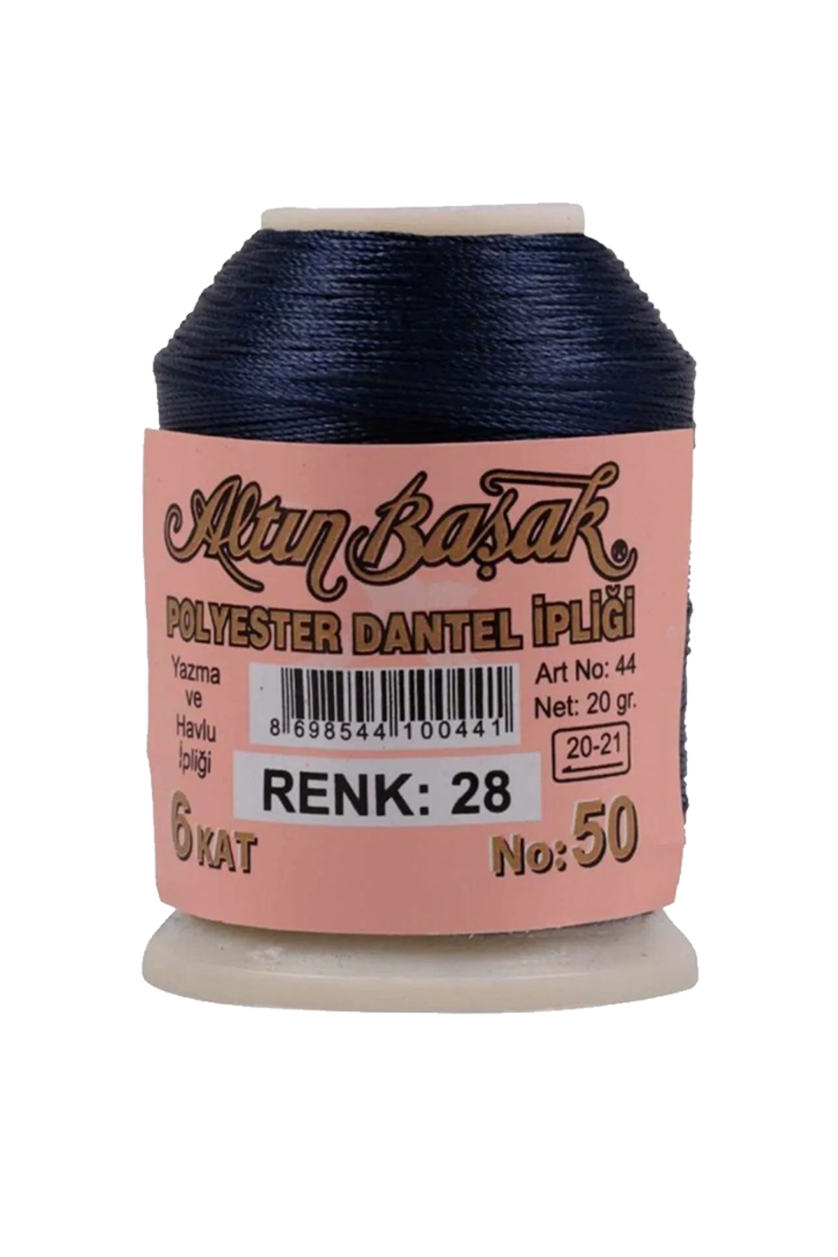 3 Adet Altınbaşak Oya ve Dantel İpi 20 gr - Turk - No: 500 - 186 - 028