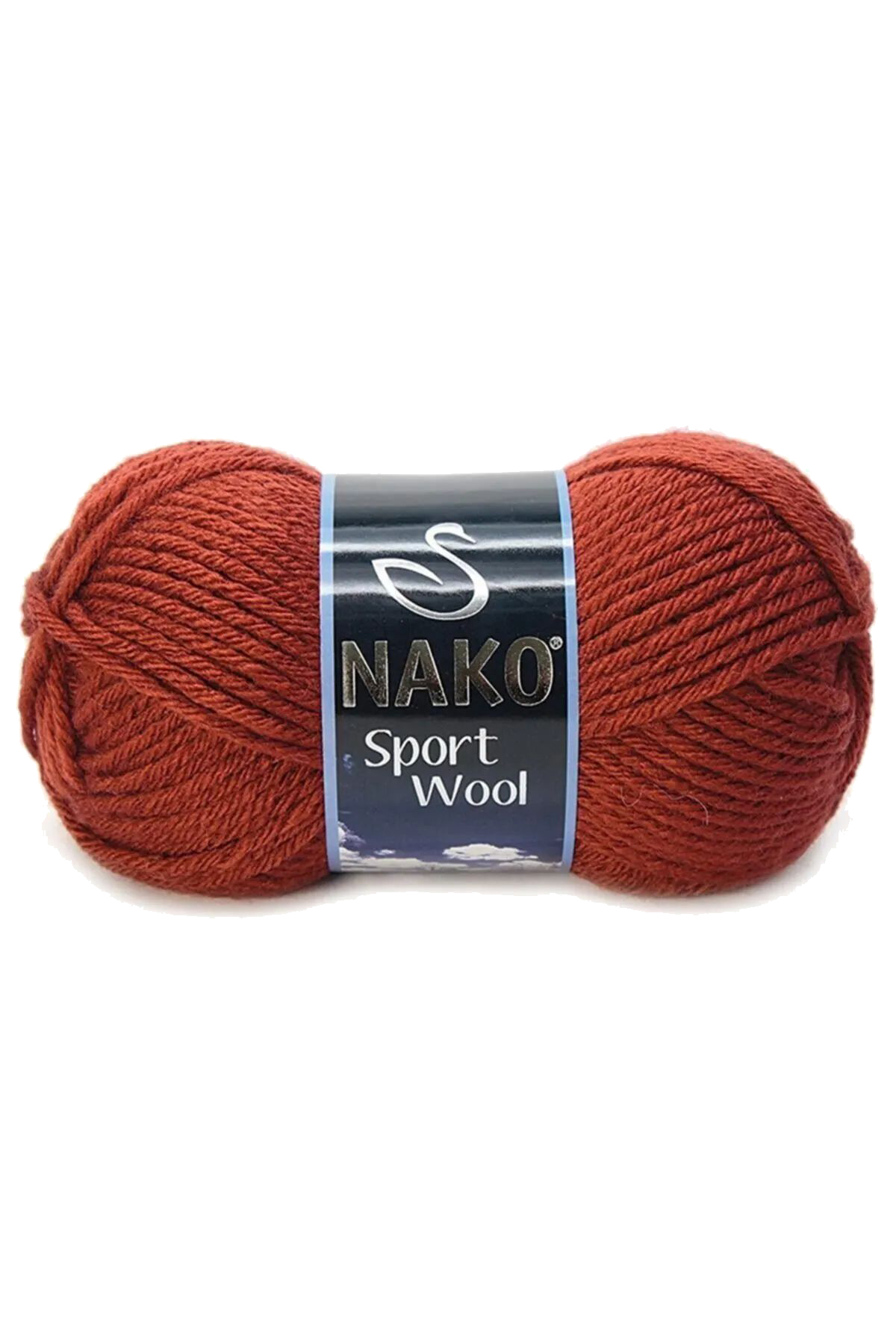 1 Adet Sport Wool Atkı Bere Ceket Yelek Örgü İpi Yünü No: 4409 Kiremit